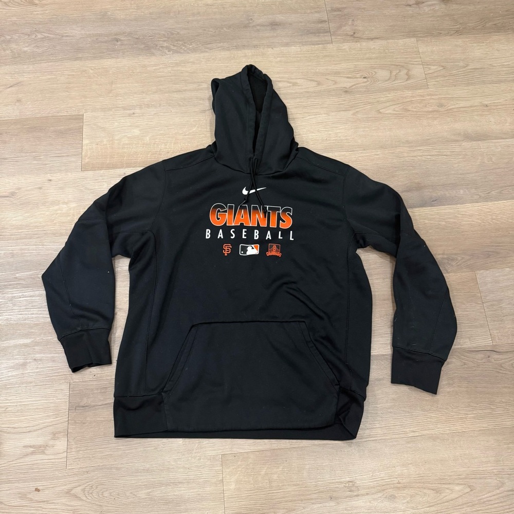 Nike Men's Black Giants Baseball Sweater